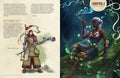 Art from The Sundering TTRPG Digital Edition showcasing diverse characters and rich fantasy elements.