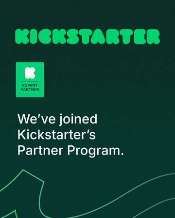 Kickstarter Expert Partner badge
