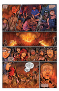 The Surgeon Volume One: The Turtle Island Cycle comic page showing intense post-apocalyptic scenes and characters in action.
