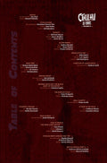 Table of contents for 'Cthulhu is Hard to Spell Volume 6', featuring a mix of Lovecraftian and diverse stories.