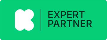 Logo featuring the text 'Expert Partner' alongside a stylized graphic, set against a green background.