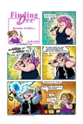 Finding Dee Volume 2 comic strip featuring karaoke goddess and humorous adventures of a transgender cartoonist.