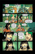 Comic panel from The Unthinkables Issue 2 featuring characters in an intense discussion and sci-fi setting.