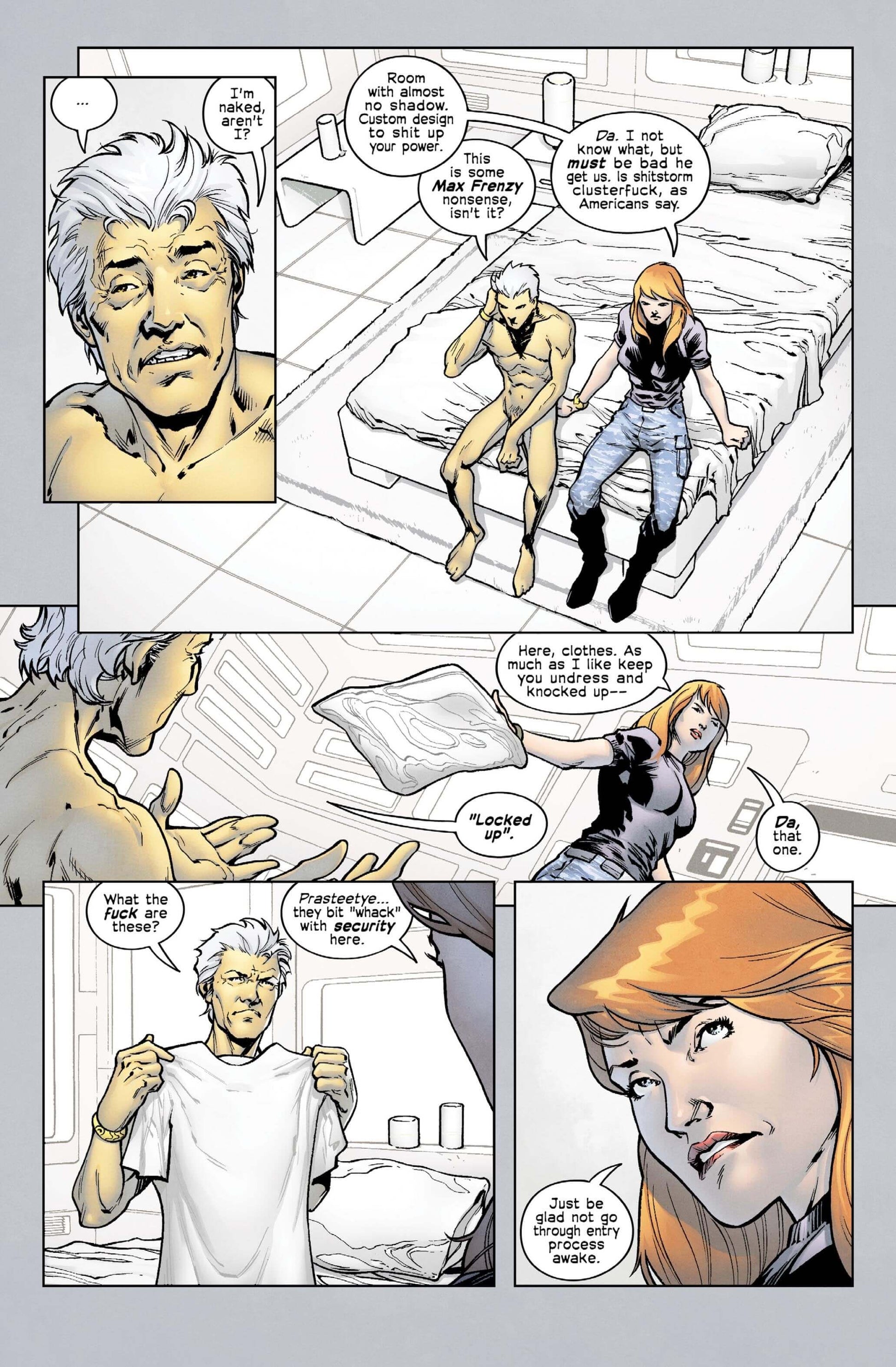 Comic page from The Unthinkables Issue 3 showcasing characters in conversation in a relatable situation.