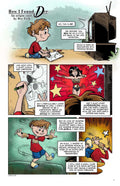 Comic page from Finding Dee Volume 1 depicting a cartoonist's personal story and adventures.