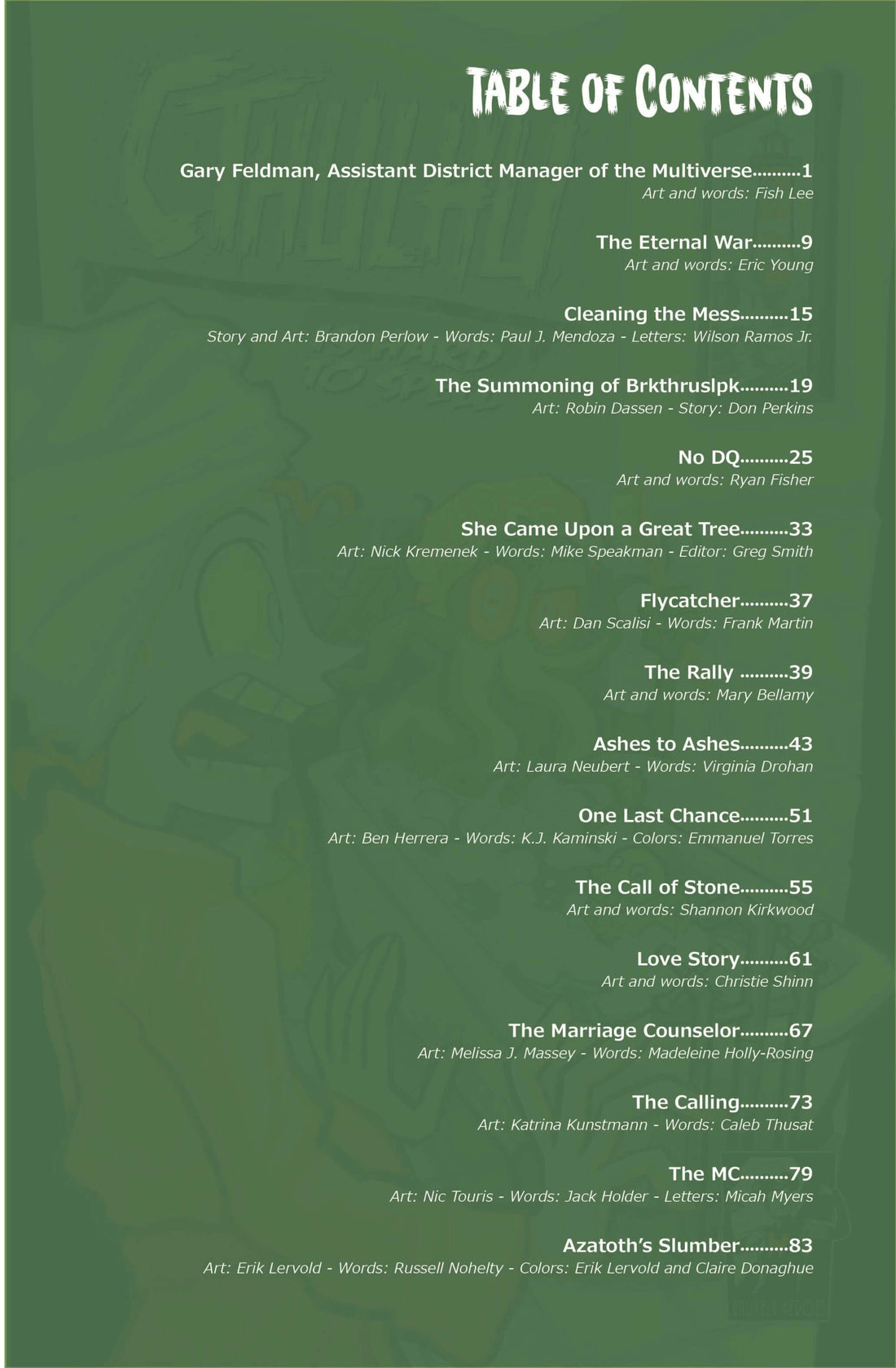 Cthulhu takes a bath in a whimsical cartoon style, amusingly mixing horror and humor for a unique book cover.