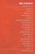 Table of contents from 'Cthulhu is Hard to Spell Volume 3', showcasing diverse stories and illustrations.