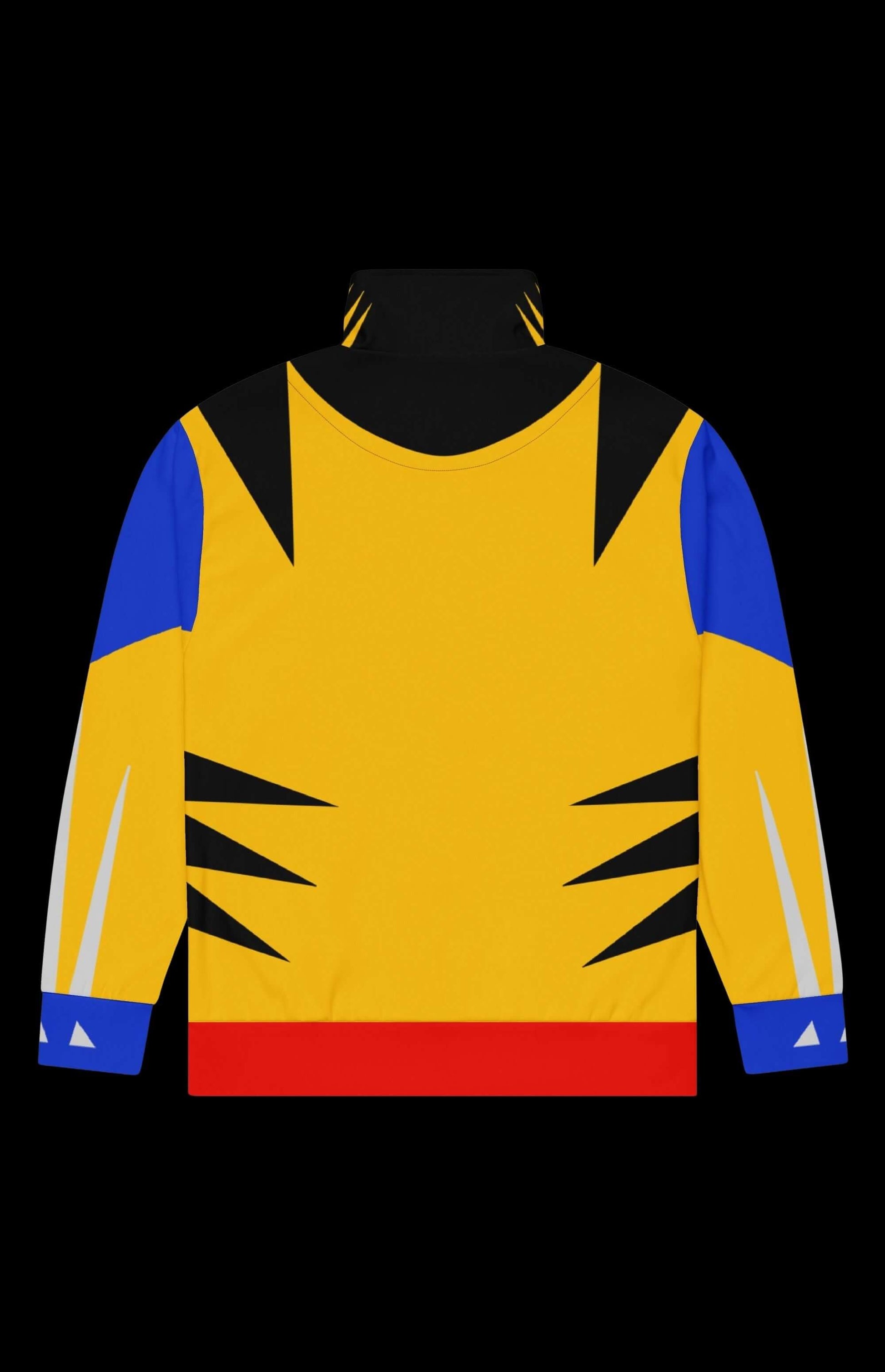 Back view of the Badger Track Jacket featuring vibrant colors and stylish design, perfect for workouts and everyday wear.