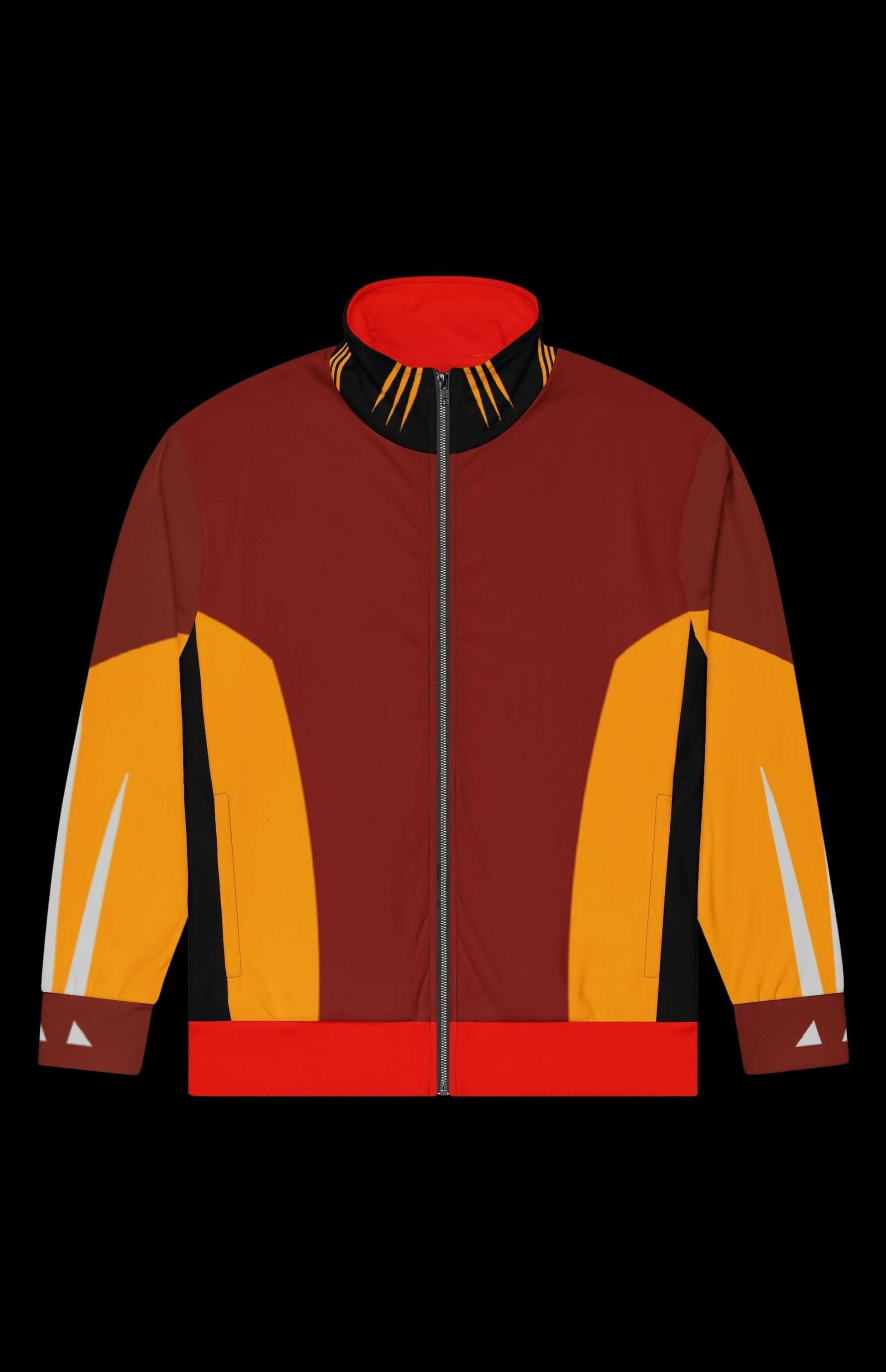 Badger Classic Track Jacket featuring vibrant color block design and zip-up closure, perfect for workouts and casual wear.