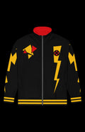 Weather Witch Classic Track Jacket featuring a bold design with lightning and colorful accents, perfect for trendy outdoor wear.