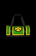 Southern Sugah Gym Bag back in green and yellow with shoulder strap