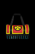 Titan Gym Bag back in red and yellow with shoulder strap