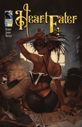 Hearteater Issue 2 cover featuring Kimona, a pirate seductress, alongside her crew.