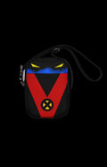 X-Buddies Blue Bamf crossbody bag, front