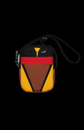 X-Buddies Brown Badger crossbody bag, front